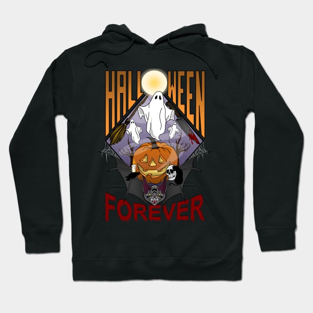 Halloween Forever Hoodie by Screen Fiend Merch